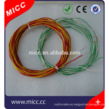 Cable de fibra de vidrio MICC / fibra de vidrio Cable de termopar de color ANSI